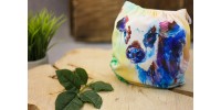 Watercolor cow pocket diaper - All in pk